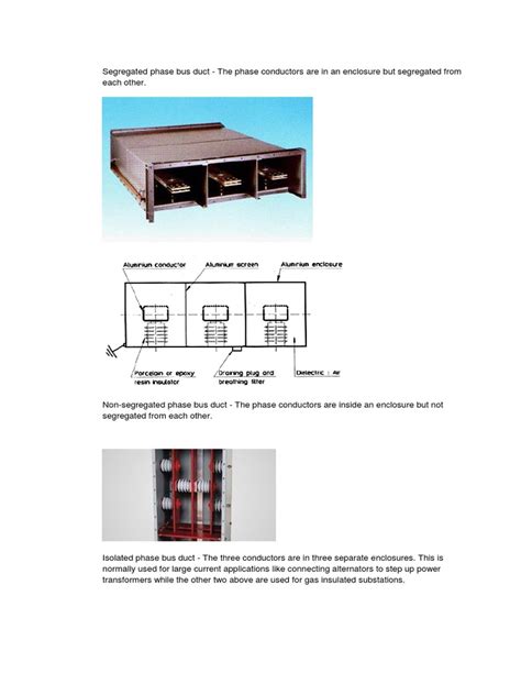 segregated vs non bus duct.